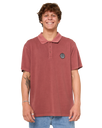 The Rip Curl Mens Wettie Polo Shirt in Apple Butter