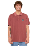 The Rip Curl Mens Wettie Polo Shirt in Apple Butter