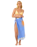 The Rip Curl Womens Summer Sarong in Blue