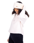 The Barts Womens Fur Headband in White