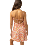Rosa Floral Bias Cut Mini Dress in Pink