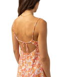 Rosa Floral Bias Cut Mini Dress in Pink