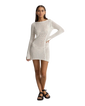 Seashell Crochet Dress in Cream