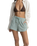 Waffle Shorts in Sea Green