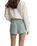 Waffle Shorts in Sea Green