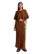 Evermore Knit Midi Skirt in Caramel