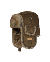 The Barts Mens Rib Bomber Hat in Brown