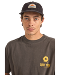 The Rhythm Mens Awake Cord Cap in Charcoal