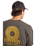 The Rhythm Mens Awake Cord Cap in Charcoal