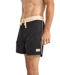 The Rhythm Mens Heritage Boardshorts in Black