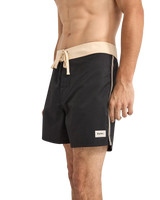 The Rhythm Mens Heritage Boardshorts in Black
