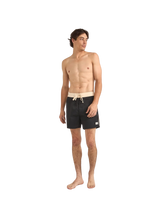 The Rhythm Mens Heritage Boardshorts in Black