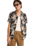 Tropical Paisley Shirt in Black