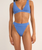 The Rhythm Womens Isla Rib Hi Banded Bikini Bottoms in Cornflower