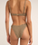 The Rhythm Womens Sol Stripe Hi Cut Bikini Bottoms in Black