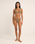 The Rhythm Womens Sol Stripe Hi Cut Bikini Bottoms in Black