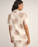 The Rhythm Womens Seafarer Shirt in Brown