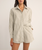 The Rhythm Womens Valley Stripe Oversized Shirt in Ivy
