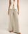 The Rhythm Womens Valley Stripe Wide Leg Trousers in Ivy