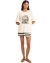 Bloom Studio Oversized T-Shirt in Vintage White