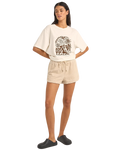Mazzy Corduroy Walkshorts in Sand