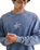The Rhythm Mens Drifter Salt Wash Sweatshirt in Slate