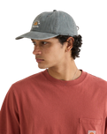The Rhythm Mens Cantina Cap in Charcoal