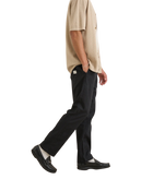 The Rhythm Mens Linen Jam Trousers in Black