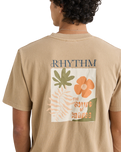 The Rhythm Mens Botanical T-Shirt in Incense