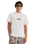 The Rhythm Mens Cactus Vintage T-Shirt in Vintage White