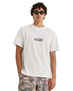 The Rhythm Mens Cactus Vintage T-Shirt in Vintage White