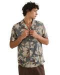 The Rhythm Mens Tropical Camo Shirt in Camo