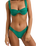 Pacific Rib Soft Side Holiday Bikini Bottoms in Green