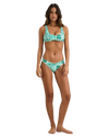 Fern Crop Bikini Top in Green