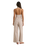 The Rhythm Womens Louise Tie Front Halter Top in Tan