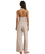The Rhythm Womens Louise Tie Front Halter Top in Tan