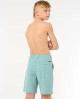 The Rip Curl Boys Boys Boardwalk Jackson Volley Shorts in Blue Lagoon