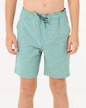 The Rip Curl Boys Boys Boardwalk Jackson Volley Shorts in Blue Lagoon