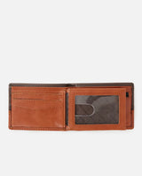 The Rip Curl Mens Corpawatu Icon PU Slim Wallet in Tan & Brown