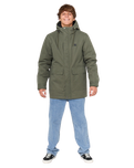 The Rip Curl Mens Anti Series Exit 5K/5K Tech Jacket in Deep Cactus