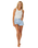 The Rip Curl Womens Amy High Waist Denim Shorts in Light Blue