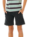 The Rip Curl Boys Boys Epic Knit Shorts in Washed Black