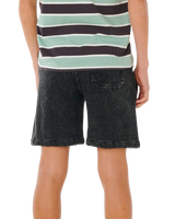 The Rip Curl Boys Boys Epic Knit Shorts in Washed Black