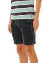 The Rip Curl Boys Boys Epic Knit Shorts in Washed Black