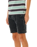 The Rip Curl Boys Boys Epic Knit Shorts in Washed Black
