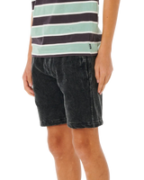 The Rip Curl Boys Boys Epic Knit Shorts in Washed Black