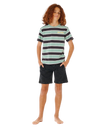 The Rip Curl Boys Boys Epic Knit Shorts in Washed Black