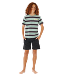 The Rip Curl Boys Boys Epic Knit Shorts in Washed Black