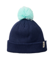 Girls Anoeta Pom Pom Beanie in Navy