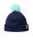 Girls Anoeta Pom Pom Beanie in Navy